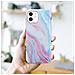 Custodia Compatibile Con Apple Iphone 12 / Iphone 12 Pro In Marmo Rosa Bianco No. 15 - Coperchio Protettivo In Silicone Tpu Con Motivo A Mosaico - Foto miniatura 7