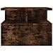 Comodino Pensile Rovere Fumo 40x31x27 Cm In Legno Multistrato - Foto miniatura 7