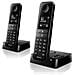 D4752b Telefono Dect Identificatore Di Chiamata Nero - Foto miniatura 1