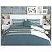 Testata Letto Con Comodini 160 Cm Bianco E Rovere - Mista - Foto miniatura 3