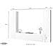 Parete Attrezzata Giordano, Set Salotto Porta Tv A 3 Ante, Mobile Soggiorno Multiuso, 100% Made In Italy, Cm 260x30h180, Bianco Lucido - Foto miniatura 3