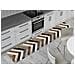 Tappeto Passatoia Cucina Antiscivolo Stampa Digitale Dis. Listelli Legno 50x320 Legno - Foto miniatura 1