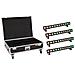 Set 4x Led Ip T-pix 12 Hcl Bar + Case With Wheels - Foto miniatura 1