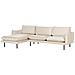 Divano Angolare 4 Posti Vinterbro Velluto Beige Chiaro Lato Destro - Foto miniatura 11