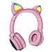 Cuffie Funny Led BT + Microfono Pink - Foto miniatura 1