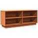 Scarpiera Marrone Cera 110x34x45 Cm In Legno Massello Di Pino - Foto miniatura 2
