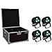 Set 4x Led Ip Par 3x8w Qcl Spot + Case (20000846) - Foto miniatura 1