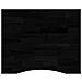 Piano Scrivania Marrone Scuro 100x80x2,5 Cm In Rovere Massello - Foto miniatura 2