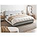 Letto Contenitore Tessuto Blagnac 180 X 200 Cm Grigio Chiaro - Foto miniatura 1