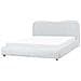 Letto Contenitore Tessuto Blagnac 180 X 200 Cm Grigio Chiaro - Foto miniatura 5