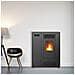 Stufa A Pellet Air Slim Astral 12,2 Kw Nero - Foto miniatura 2