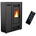 Stufa A Pellet Air Slim Astral 12,2 Kw Nero - Foto miniatura 1