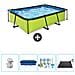 Piscina Fuori Terra - Rettangolo - 300x200x65 Cm - Groen - Include Accessori Coordinati Cb62 - Foto miniatura 1