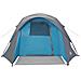 Tenda da Campeggio a Cabina per 4 Persone Blu Impermeabile - Foto miniatura 5