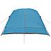 Tenda da Campeggio a Cabina per 4 Persone Blu Impermeabile - Foto miniatura 7