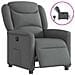 Poltrona Elettrica Reclinabile Grigio Scuro in Tessuto - Foto miniatura 1