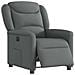 Poltrona Elettrica Reclinabile Grigio Scuro in Tessuto - Foto miniatura 3