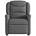 Poltrona Elettrica Reclinabile Grigio Scuro in Tessuto - Foto miniatura 5