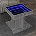 Tavolino Salotto con LED Grigio Sonoma 50x50x45 cm Multistrato - Foto miniatura 2