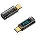 Adattatore Da Usb-c Femmina A Usb-c Maschio 240w Con Display Digitale - Nero (confezione Da 2) - Foto miniatura 2