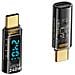 Adattatore Da Usb-c Femmina A Usb-c Maschio 240w Con Display Digitale - Nero (confezione Da 2) - Foto miniatura 3