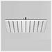 Soffione Doccia Ultraslim Quadrato Acciaio Inox Satinato 20x20 Cm Texas - Foto miniatura 1