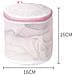 Set Di Sacchetti Per Lavatrice A Rete Fine Da 70g - 6 Pezzi (piccolo, Medio, Grande, Extra Grande, Cilindrico, Sacchetto Per Reggiseno) Pink - Foto miniatura 7