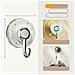 Set Di 3 Ganci A Ventosa Senza Foratura - Ganci Da Parete Rimovibili Per Cucina E Bagno White - Foto miniatura 2