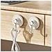 Set Di 3 Ganci A Ventosa Senza Foratura - Ganci Da Parete Rimovibili Per Cucina E Bagno White - Foto miniatura 4