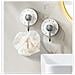 Set Di 3 Ganci A Ventosa Senza Foratura - Ganci Da Parete Rimovibili Per Cucina E Bagno White - Foto miniatura 6