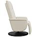Poltrona Reclinabile Massaggio con Poggiapiedi Crema Similpelle - Foto miniatura 4