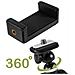 Supporto Treppiede Flessibile Octopus Rotante A 360° Per Smartphone Universale - Foto miniatura 3