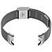 Cinturino In Metallo Compatibile Con Xiaomi Mi Band 8/9/10 - Chiusura In Stile Ufficiale Grey - Foto miniatura 2