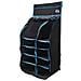 Organizer da tenda appeso 10 tasche Nero 40,5 x 25 x 80 cm - Foto miniatura 1