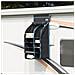 Organizer da tenda appeso 10 tasche Nero 40,5 x 25 x 80 cm - Foto miniatura 2