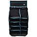 Organizer da tenda appeso 10 tasche Nero 40,5 x 25 x 80 cm - Foto miniatura 8