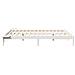 Letto con Tavolini Laterali Bianco 180 x 210 cm Pino massello - Foto miniatura 6