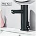 Rubinetto per lavabo da bagno, Blackswan, tipo M353, modello nero opaco con sensore, misura 18 cm - Foto miniatura 1