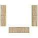 Set mobile TV 6 pcs Rovere Sonoma Legno multistrato - Foto miniatura 7