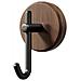 Ganci Sopraporta Neri Set Da 4 — Appendini Porta Abs Senza Fori, Portata 5-10kg - Foto miniatura 3
