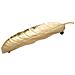 Svuotatasche Foglia Long In Ferro Dorato 38x3x11 Cm - Foto miniatura 3