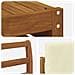 Set divani 6 pcs Naturale e Crema Legno di Acacia Massello - Foto miniatura 6