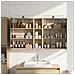 Set di Armadi da Bagno con lo scaffale 3 pcs 120 x 14,5 x 70 cm - Foto miniatura 2