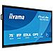 TE7515A-B2AG visualizzatore di messaggi Design chiosco 190,5 cm (75") Wi-Fi 550 cd /m² 4K Ultra HD Nero Touch screen Processore integrato Android 24/7 - Foto miniatura 1