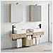 Set di Armadi da Bagno 5 pcs Rovere Sonoma 50 x 14,5 x 70 cm - Foto miniatura 4