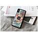 Custodia Per Iphone Xs /s, Nera Con Motivo Floreale - Foto miniatura 4