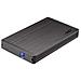 Box per Hard Disk Esterno modello AH650 Stone Formato 2.5'' Sata Interfaccia USB 3.0 Per HDD 12.5mm Involucro in Alluminio e Plastica Office Series Col. Grigio - Foto miniatura 1