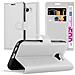 Custodia Compatibile Con Samsung Galaxy A5 2017 In Bianco Fumo - Coperchio Protettiva Con Chiusura Magnetica, Funzione Stand E Tasca Per Le Carte - Foto miniatura 1