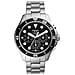 Fs5725 C Uomo 46mm Acciaio Silver Acciaio Nero Silver Quarzo Cronografo 10atm - Foto miniatura 1