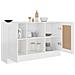 Credenza Bianca 120x30,5x70 cm in Legno Multistrato - Foto miniatura 5